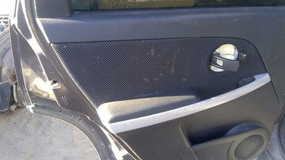 06-08 Torrent Driver Left Rear Inside Door Trim Panel Only Back Black 19C
