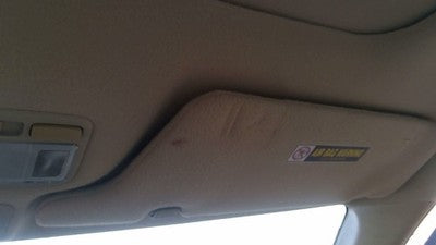 2001 2002 2003 2004 2005 Honda Civic Passenger Right Sun Visor Oem Tan