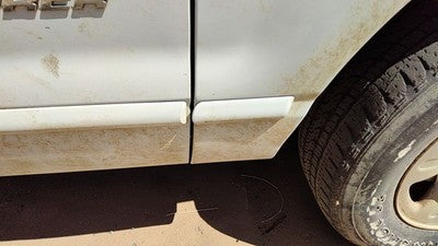 02-05 Ford Explorer Passenger Right Moulding From Fender Oem Trim Strip White Yz