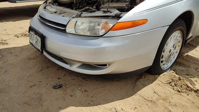 2000-2002 Saturn L100 Front Bumper Cover Assembly Oem Silver 12U 21019621