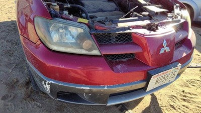 2003-2006 Mitsubishi Outlander Front Bumper Cover Assembly Oem Red Mn133214