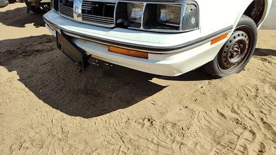 1985-1987 Olds Ciera Front Bumper Cover Assembly Oem White 22522863