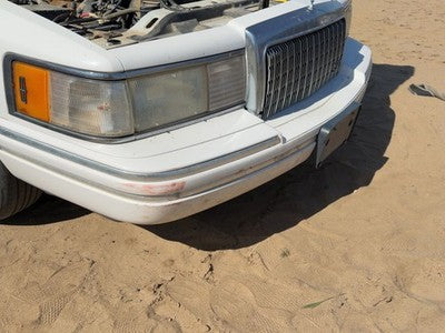 1991-1994 Lincoln Town Car Front Bumper Cover Assembly Oem White Wt F1Vy17D957A