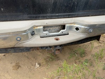 1997-2002 Ford Expedition Chrome Rear Bumper With Mount Brackets Oem Black