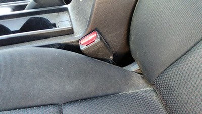06-09 Mazda 3 Driver Left Front Seat Belt Buckle Receiver Oem Black Br6