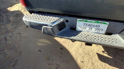 2004-2012 Gmc Canyon Rear Bumper With Mount Brackets Oem Back Step Dented Chrome