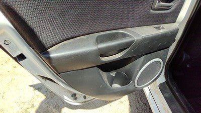 07-09 3 Driver Left Rear Inside Door Trim Panel With Switches Back Black Br6