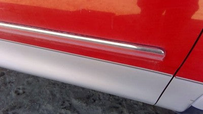 1997-1998 Ford F150 Passenger Right Front Moulding From Door Oem Trim Strip Red