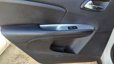 2012-19 Dodge Journey Driver Left Rear Inside Door Trim Panel Only Back Black X9