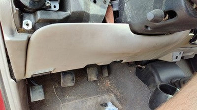 1998-01 Mazda B2500 Lower Dash Under Column Knee Bolster Trim Panel Oem Gray V2