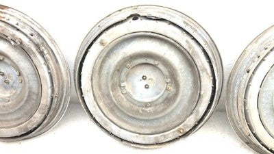 1980-1984 Cadillac Deville Set Of 4 Hub Cap Wheel Covers Oem Wire Type 01612485