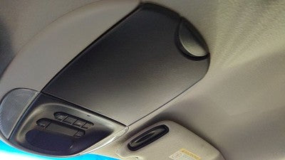 01-03 Grand Caravan Center Overhead Console Dome Light Map Lamp Cubby Gray E7l5