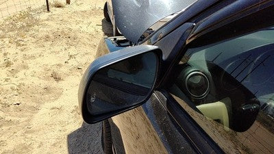 2007-09 Mazda 3 Driver Left Side Mirror Door Mounted Oem Black 16W Bn8b69180k74