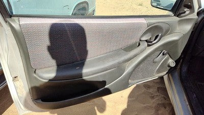 00-02 Sunfire Driver Left Inside Door Trim Panel 2 Door Coupe Graphite 12G