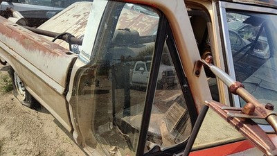1967-72 Ford F100 Passenger Right Front Vent Window Small Door Glass With Frame