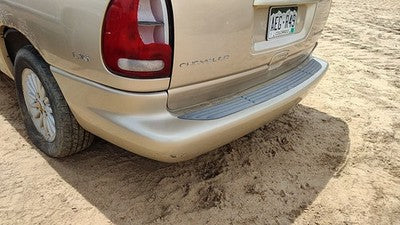 1996-2000 Chrysler Town & Country Rear Bumper Cover Assembly Oem Back Gold