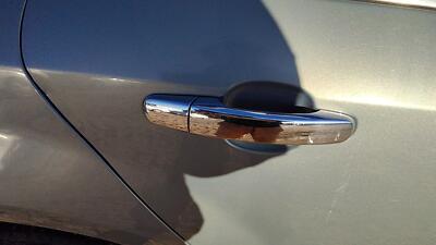 08-12 Malibu Passenger Right Rear Outside Door Handle Oem Back Blue Silver 78u