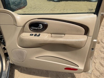 2004 Buick Rainier Passenger Right Front Door Trim Panel With Switches Tan 332