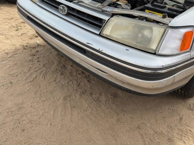 1990-1991 Subaru Legacy Front Bumper Cover Assembly Oem Silver 57720Aa010