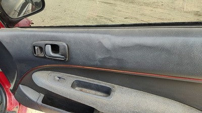 1999-2000 Civic Hx Coupe Passenger Right Door Trim Panel With Switches Gray