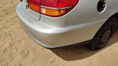 2000-2002 Saturn L100 Rear Bumper Cover Assembly Oem Back Silver 12U 90584254