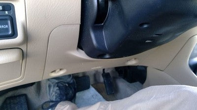 2001-2005 Honda Civic Lower Dash Under Column Knee Bolster Trim Panel Oem Tan