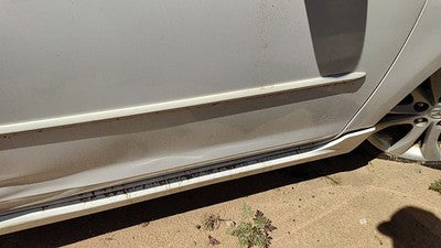 07-09 Mazda 3 Passenger Right Front Moulding From Door Oem Trim Strip White 34K