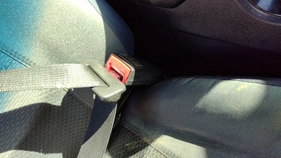 2016-2017 Ford Explorer Passenger Right Front Seat Belt Buckle Receiver Camel 7L