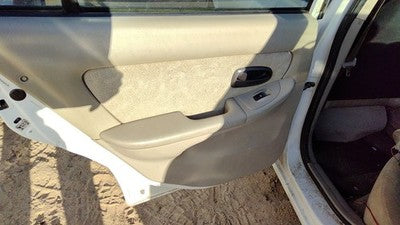 01-03 Hyundai Elantra Driver Left Rear Inside Door Trim Panel Only Oem Back Tan