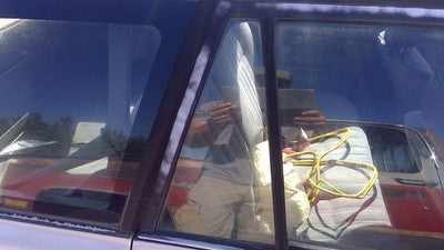 88-92 Station Wagon Passenger Right Rear Vent Window Back Door Glass W Frame 2Wd