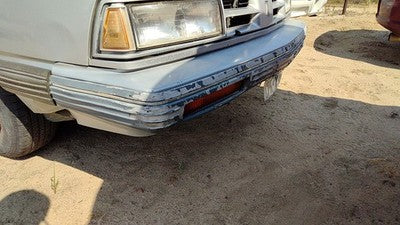 1990-1991 Olds 88 Front Bumper Cover Assembly Oem Gray 25559351