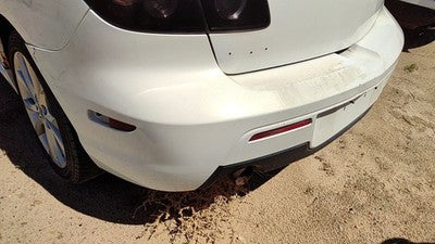 2007-2009 Mazda 3 Rear Bumper Cover Assembly Oem Back White 34K Bap850221ebb