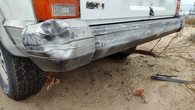 1984-1996 Jeep Cherokee Rear Bumper Assembly With Brackets Oem
