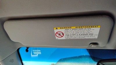 2005 Toyota Prius Driver Left Sun Visor Oem 18 Dark Gray 7432047133a4