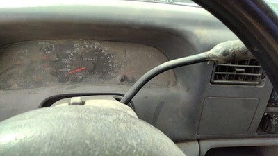 1999 F250 Super Duty Trim Bezel Around Speedometer Oem Dash Surround Panel Gray