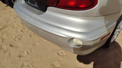 00-02 Pontiac Sunfire Rear Bumper Cover Assembly Back Silver 95U 2 Door Coupe