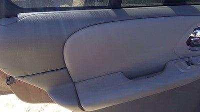 05-09 Trail Blazer Driver Left Rear Inside Door Trim Panel Only Back Gray 28H