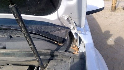2010-2017 Gmc Terrain Driver Left Hood Hinge Assembly Oem White Gaz 25798897