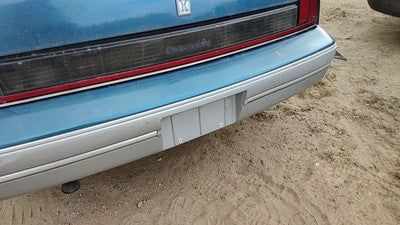 1989-1991 Olds Cutlass Calais Rear Bumper Cover Assembly Oem Back Blue 22548579