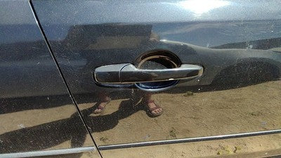2004-2009 Mazda 3 Passenger Right Front Outside Door Handle Oem Black 16W