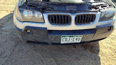 2004-2006 Bmw X3 Front Bumper Cover Assembly Oem Silver 51113412716