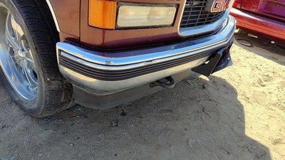 1992-1999 Gmc Yukon Front Bumper Assembly With Brackets Oem Chrome 15574111