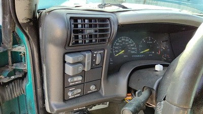 1995-1997 S10 Blazer Trim Bezel Around Speedometer Oem Dash Surround Panel Gray