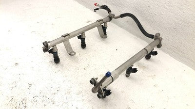 2005-2009 Land Rover Lr3 Complete Fuel Rail With Injectors Set Loaded Oem 4.0L
