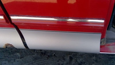 97 98 Ford F150 Passenger Right Rear Moulding From Door Oem Back Trim Strip Red
