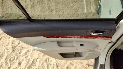 12 Legacy Outback Driver Left Rear Door Trim Panel With Switches Back Wil Ivory