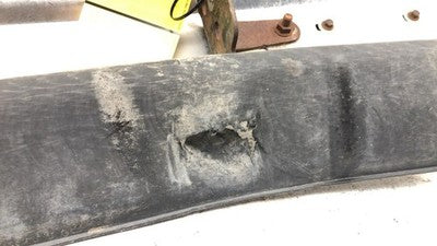 1984-1991 Jeep Grand Wagoneer Front Bumper Assembly With Mount Brackets Oem