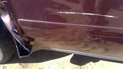 2006-2009 Trail Blazer Driver Left Front Moulding From Door Trim Strip Red 49U