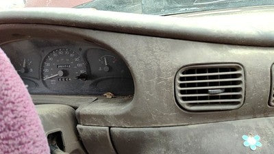 1997-2002 Ford Escort Trim Bezel Around Speedometer Oem Dash Surround Panel Tan