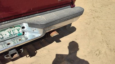 1992-1999 Gmc Yukon Rear Bumper Assembly With Brackets Oem Chrome 15025375